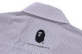 A BATHING APE ONE POINT STRIPE BD SHIRT-ONLINE EXCLUSIVE-