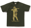 A BATHING APE BITMAP SOLDIER TEE