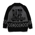 A BATHING APE COMME des GARCONS OSAKA Limited COWICHAN CARDIGAN