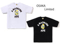 A BATHING APE JAPAN LIMITED COLLECTION BAPE STORE OSAKA CAMO COLLEGE TEE