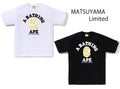 A BATHING APE JAPAN LIMITED COLLECTION BAPE STORE MATSUYAMA CAMO COLLEGE TEE