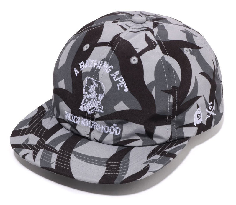 A  BATHING APE BAPE x NBHD TRIAL CAMO GENERAL PANEL CAP