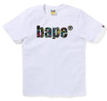 A BATHING APE Ladies' NEON CAMO BAPE LOGO TEE