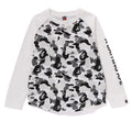 A BATHING APE BAPE KIDS ABC CAMO L/S TEE