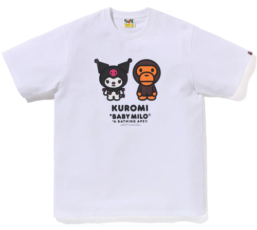 A BATHING APE BABY MILO x SANRIO KUROMI TEE