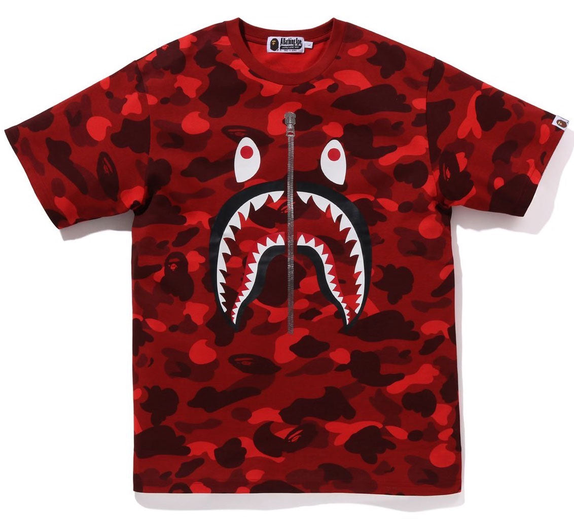 A BATHING APE Goods 1ST CAMO SHARK SQUARE CUSHION – happyjagabee store