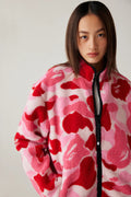 A BATHING APE Ladies' ABC CAMO BOA RIPSTOP REVERSIBLE JACKET