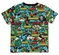 A BATHING APE BAPE KIDS BABY MILO GAME PATTERN TEE