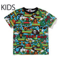 A BATHING APE BAPE KIDS BABY MILO GAME PATTERN TEE