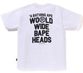 A BATHING APE BAPE FLYER PATTERN PRINT TEE