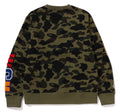 A BATHING APE 1ST CAMO SHARK CREWNECK