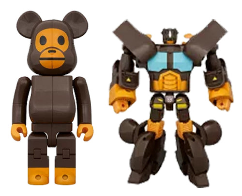 A BATHING APE BAPE x TRANSFORMERS x BE@RBRICK BABY MILO CONVOY 400%