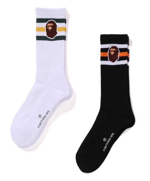 A BATHING APE APE HEAD SOCKS