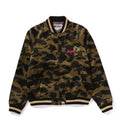 A BATHING APE Ladies' 1ST CAMO NEON APE HEAD SOUVENIR JACKET