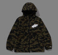 A BATHING APE WIND STOPPER PRODUCTS BY GORE-TEX LABS 1ST CAMO HOODIE JACKET