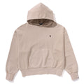 A BATHING APE Ladies' PIGMENT DYED ONE POINT OVERSIZED PULLOVER HOODIE