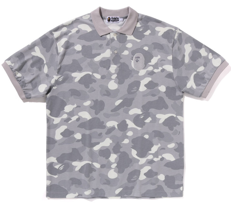 A BATHING APE CITY CAMO LARGE APE HEAD POLO ( RELAXED FIT )