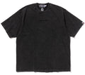 A BATHING APE GARMENT DYE BATHING APE LOGO RELAXED FIT TEE