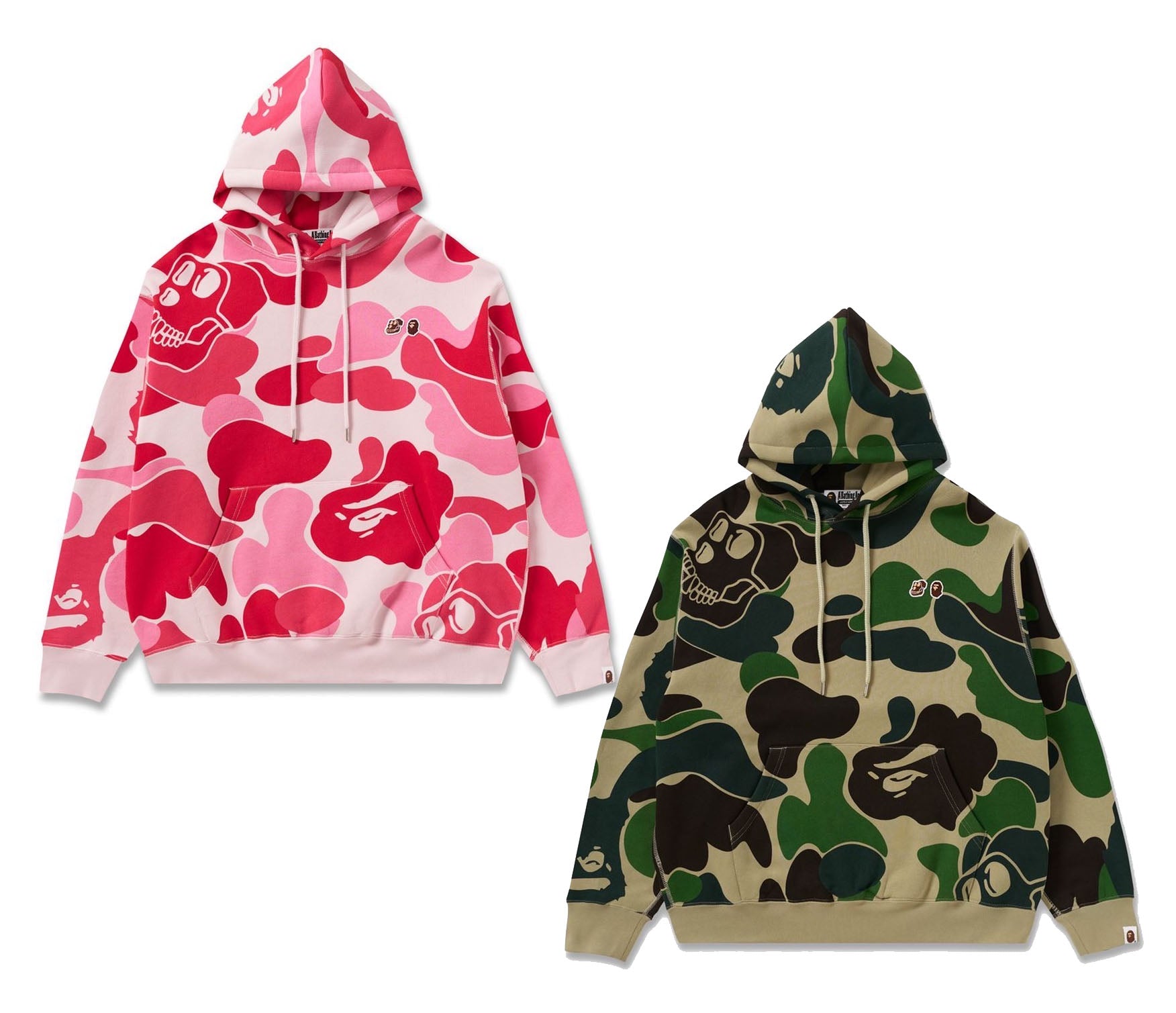 A BATHING APE BAPE x BAYC CAMO PULLOVER HOODIE