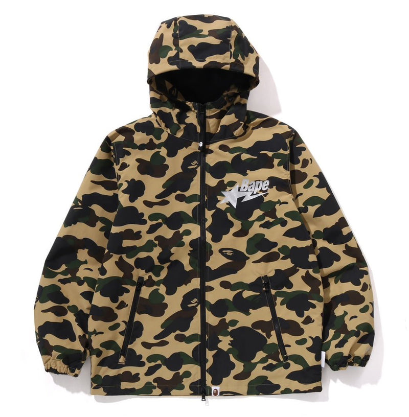 A BATHING APE WIND STOPPER PRODUCTS BY GORE-TEX LABS 1ST CAMO HOODIE JACKET