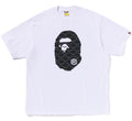 A BATHING APE COLLEGE MONOGRAM APE HEAD RELAXED FIT TEE