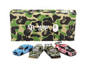 A BATHING APE BAPE x LBWK NISSAN 1/64 4PCS SET + MINI GT ABC CAMO FD RX7 1/64 + MINI GT ABC CAMO MCLARREN 720S 1/64 SET