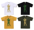 A BATHING APE BITMAP SOLDIER TEE