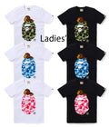 A BATHING APE Ladies' ABC CAMO MILO ON BIG APE TEE