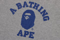 A BATHING APE BAPE KIDS ABC CAMO COLLEGE LAYERED SLEEVES LS TEE