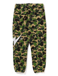 A BATHING APE ABC CAMO SWEAT PANTS