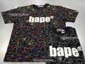 A BATHING APE NEON CAMO BAPE TEE