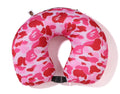 A BATHING APE ABC CAMO 2WAY APE HEAD NECK PILLOW