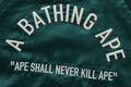 A BATHING APE A BATHING APE NYLON VARSITY JACKET