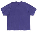 A BATHING APE GARMENT DYE BATHING APE LOGO RELAXED FIT TEE