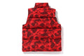 A BATHING APE COLOR CAMO DOWN VEST