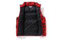 A BATHING APE COLOR CAMO DOWN VEST