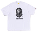 A BATHING APE MARBLING CAMO BY BATHING APE RELAXED FIT TEE