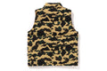 A BATHING APE 1ST CAMO REVERSIBLE DOWN VEST