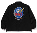 A BATHING APE SPACE APE RELAXED FIT COACH JACKET