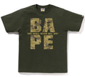 A BATHING APE BITMAP LOGO TEE