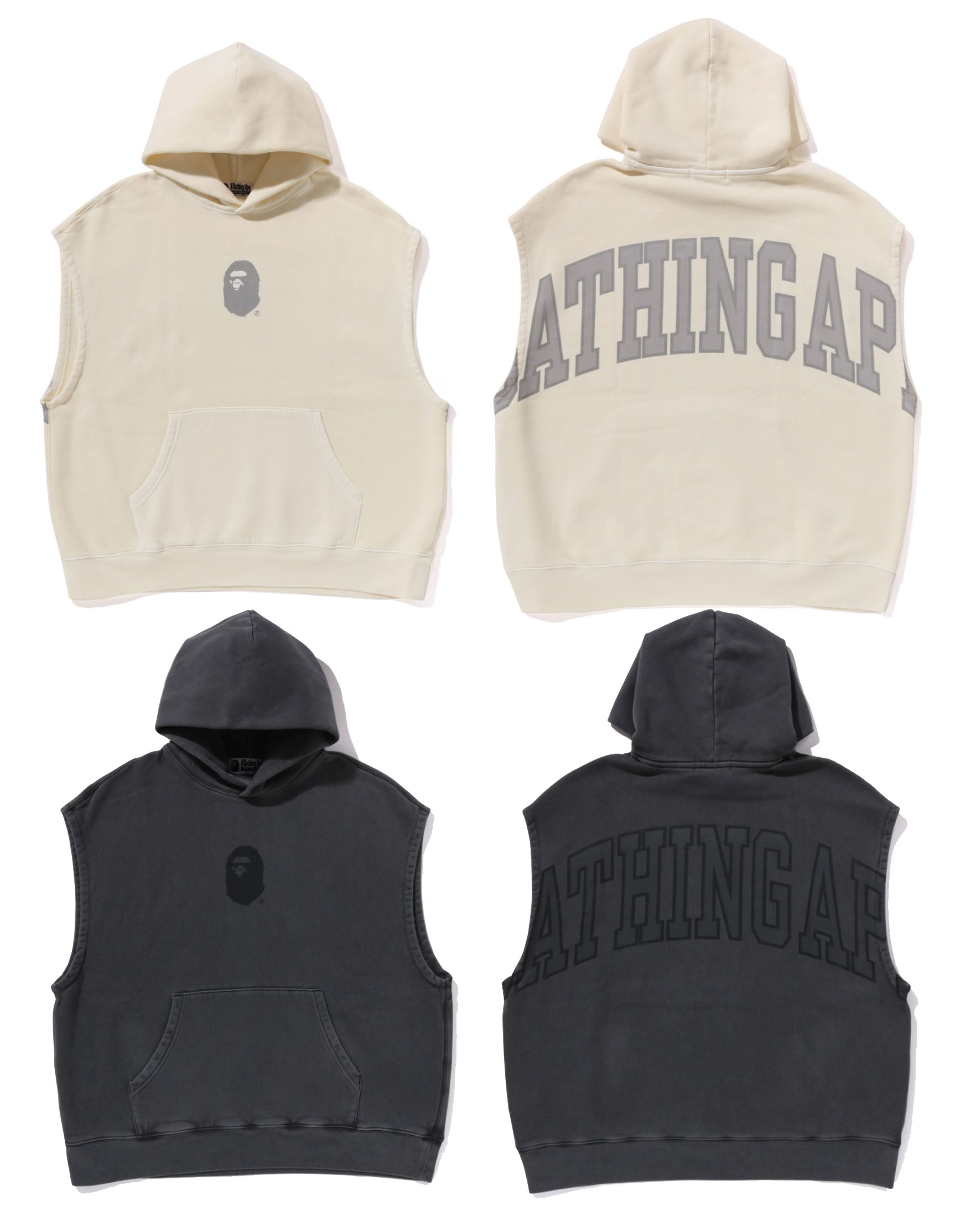 Shop BAPE Sleeveless Pullover Hoodie Online