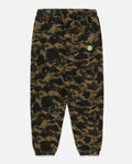 A BATHING APE BAPE x CLOT CAMO LOGO SWEAT PANTS