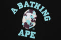 A BATHING APE MAP CAMO COLLEGE RELAXED FIT CREWNECK SWEAT SHIRT