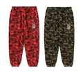 A BATHING APE BAPE x CLOT CAMO LOGO SWEAT PANTS