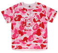 A BATHING APE BAPE KIDS ABC CAMO BABY MILO COLLEGE TEE