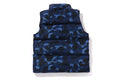 A BATHING APE COLOR CAMO DOWN VEST