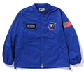 A BATHING APE SPACE APE RELAXED FIT COACH JACKET