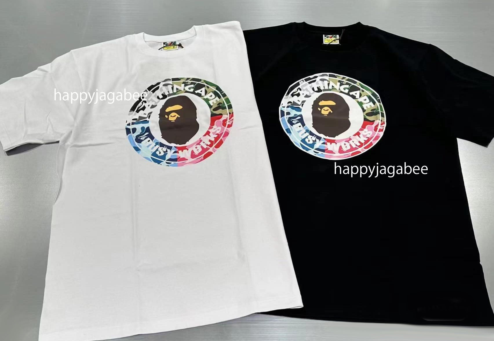 A BATHING APE ABC CAMO CRAZY BUSY WORKS TEE