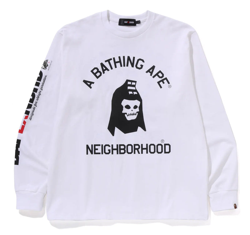 A BATHING APE BAPE x NBHD L/S TEE