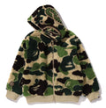 A BATHING APE ABC CAMO BOA SHARK RELAXED FIT FULL ZIP HOODIE